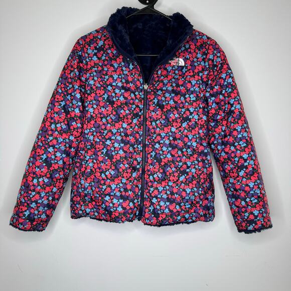 The North Face Reversible Mossbud Swirl Jacket - Girls Large 14/16 - Picture 1 of 7